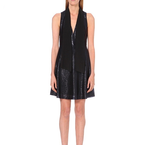 Sandro Metallic Woven Mini Dress - Picture 2 of 6